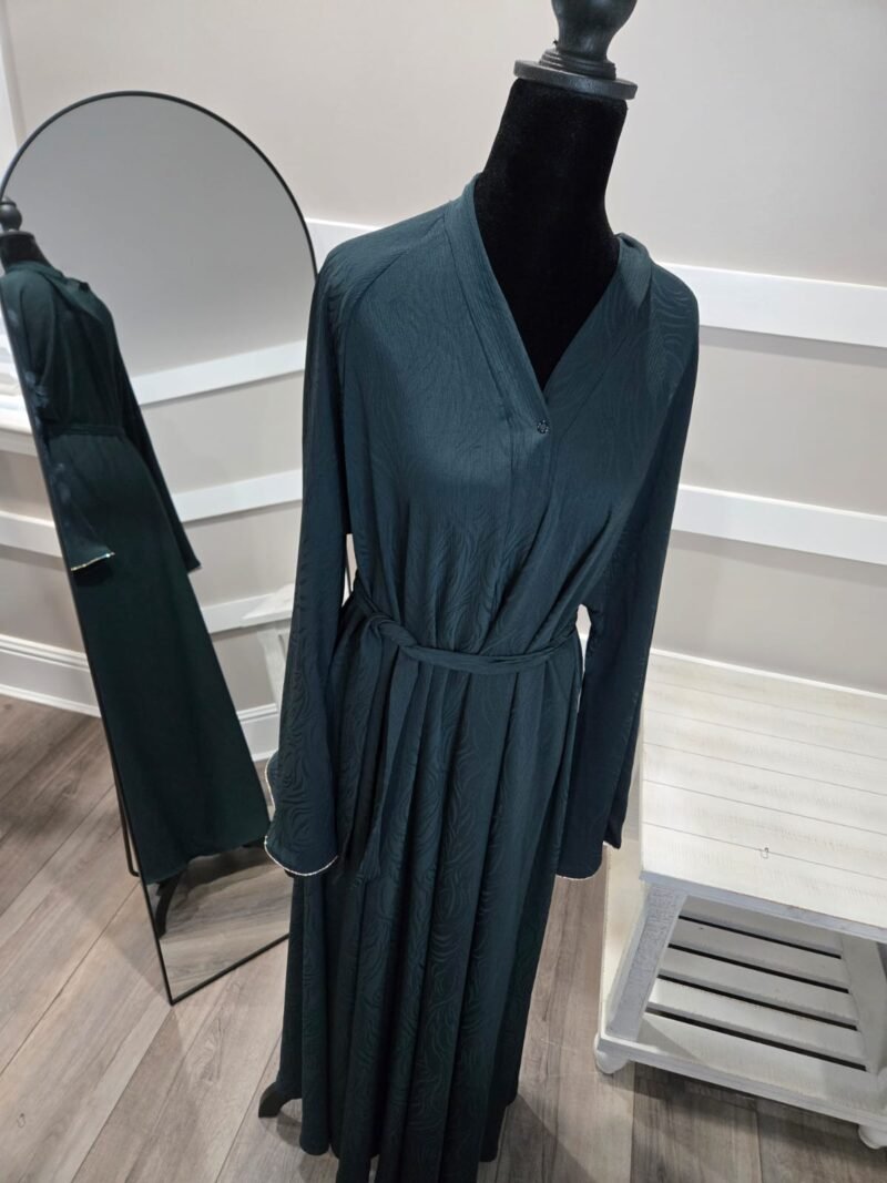 Jaccard green abaya free size last piece