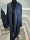 Silk cardigan blue free size 45 dollars