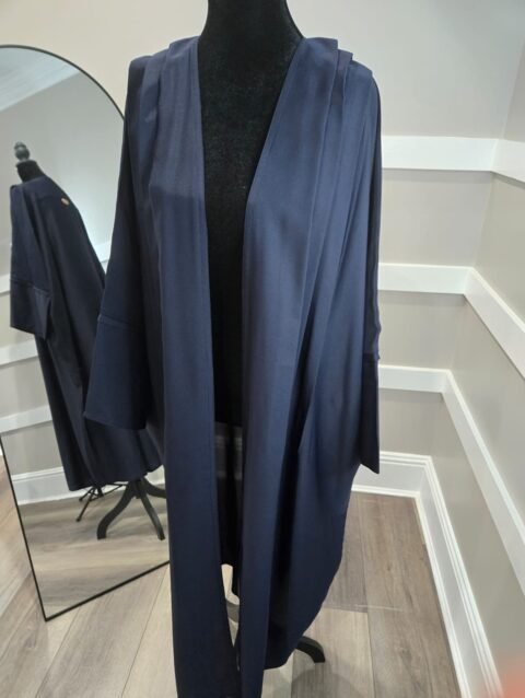 Silk cardigan blue free size 45 dollars